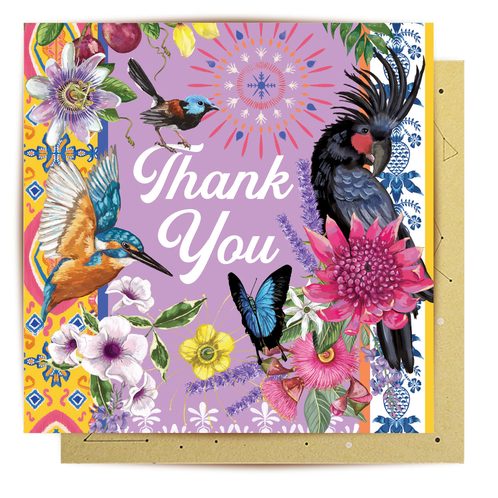 Greeting Card Tropicana Thank You