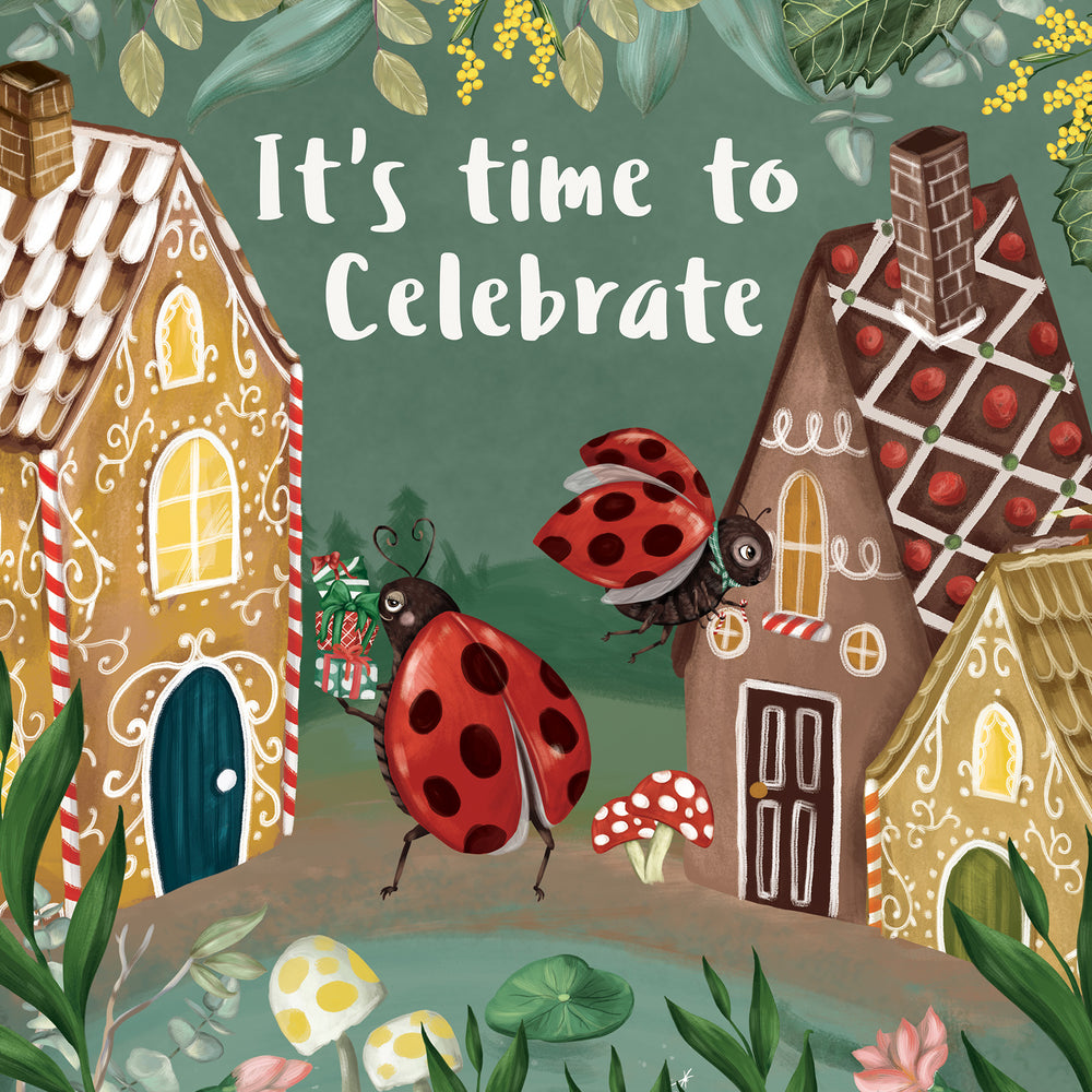 
                      
                        Greeting Card Ginger House Celebration
                      
                    