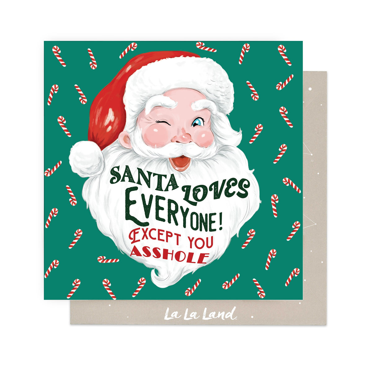 Greeting Card Asshole Santa