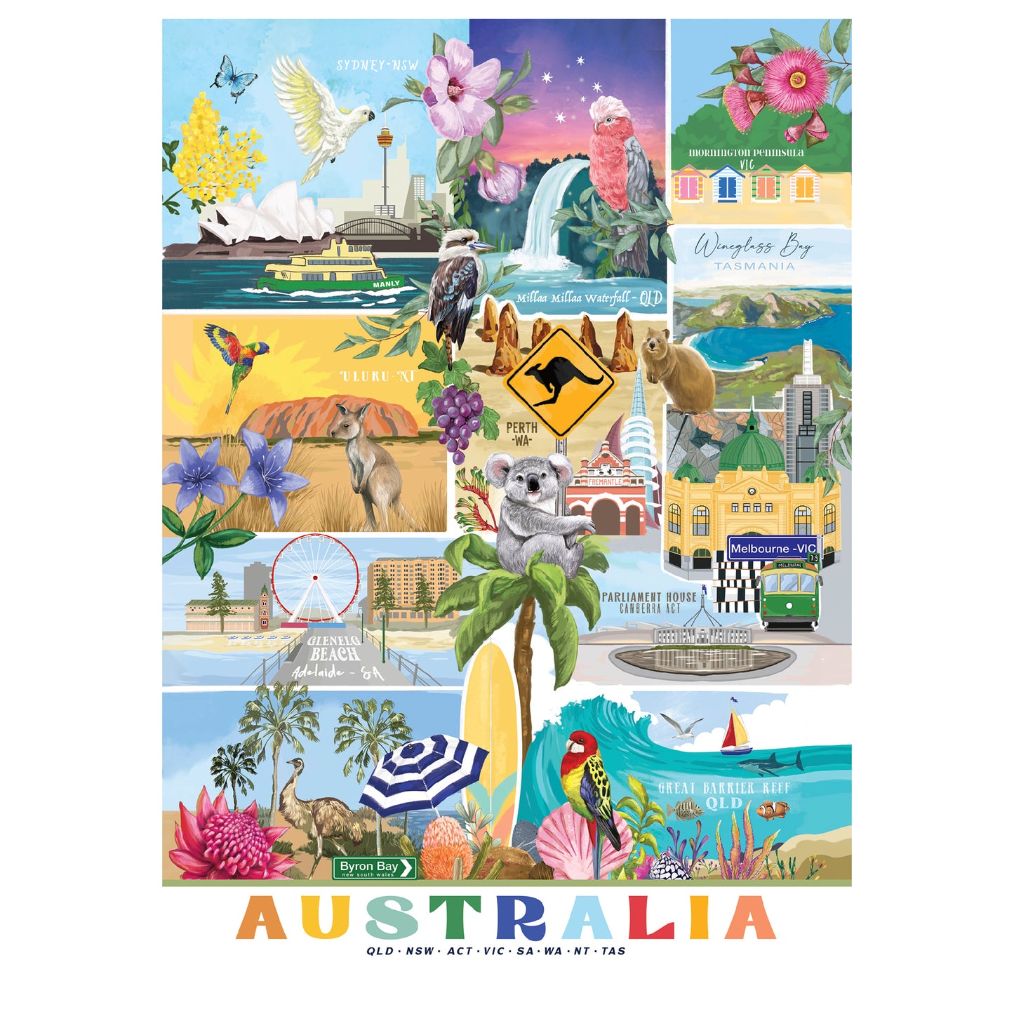 Art Print G'day Australia