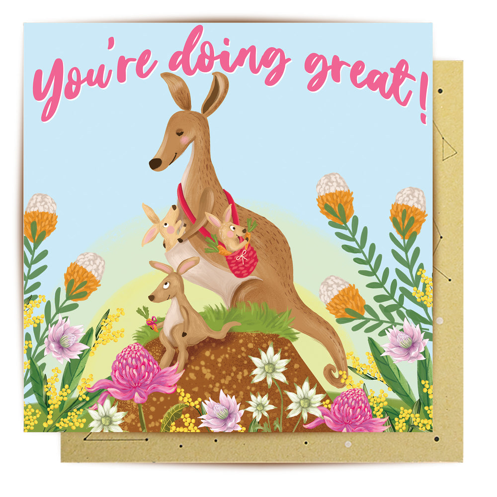 
                      
                        Greeting Card Doing Great Kangaroo
                      
                    