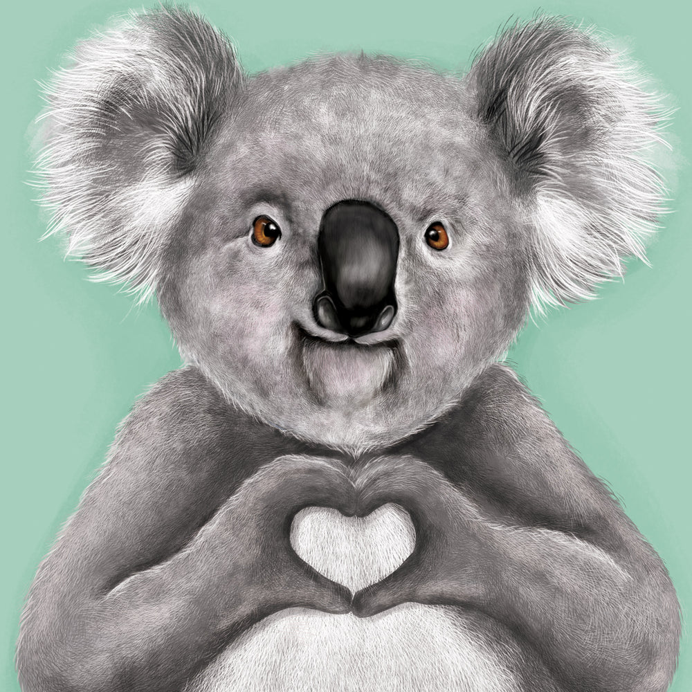 
                      
                        Greeting Card Heart Koala
                      
                    