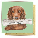 Greeting Card Newspaper Pup