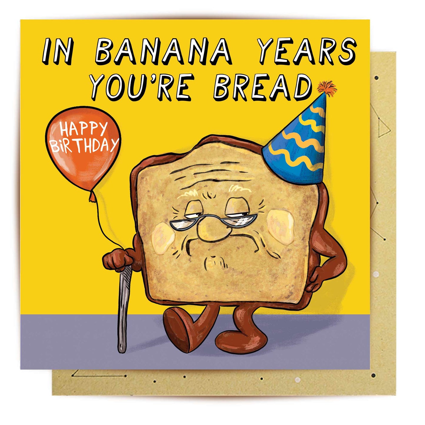Greeting Card Banana Years
