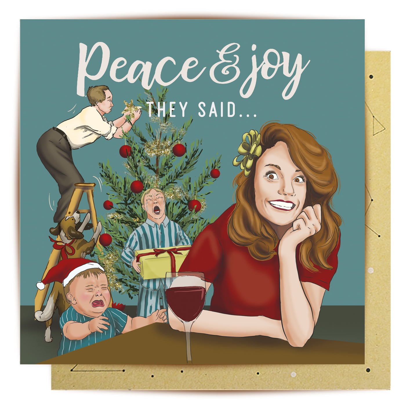 Greeting Card Peace & Joy They Said