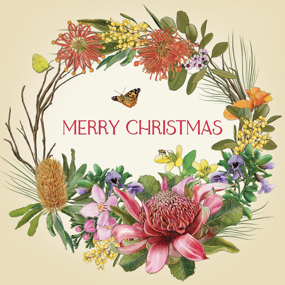 
                      
                        Greeting Card Botanical Blooms Wreath
                      
                    