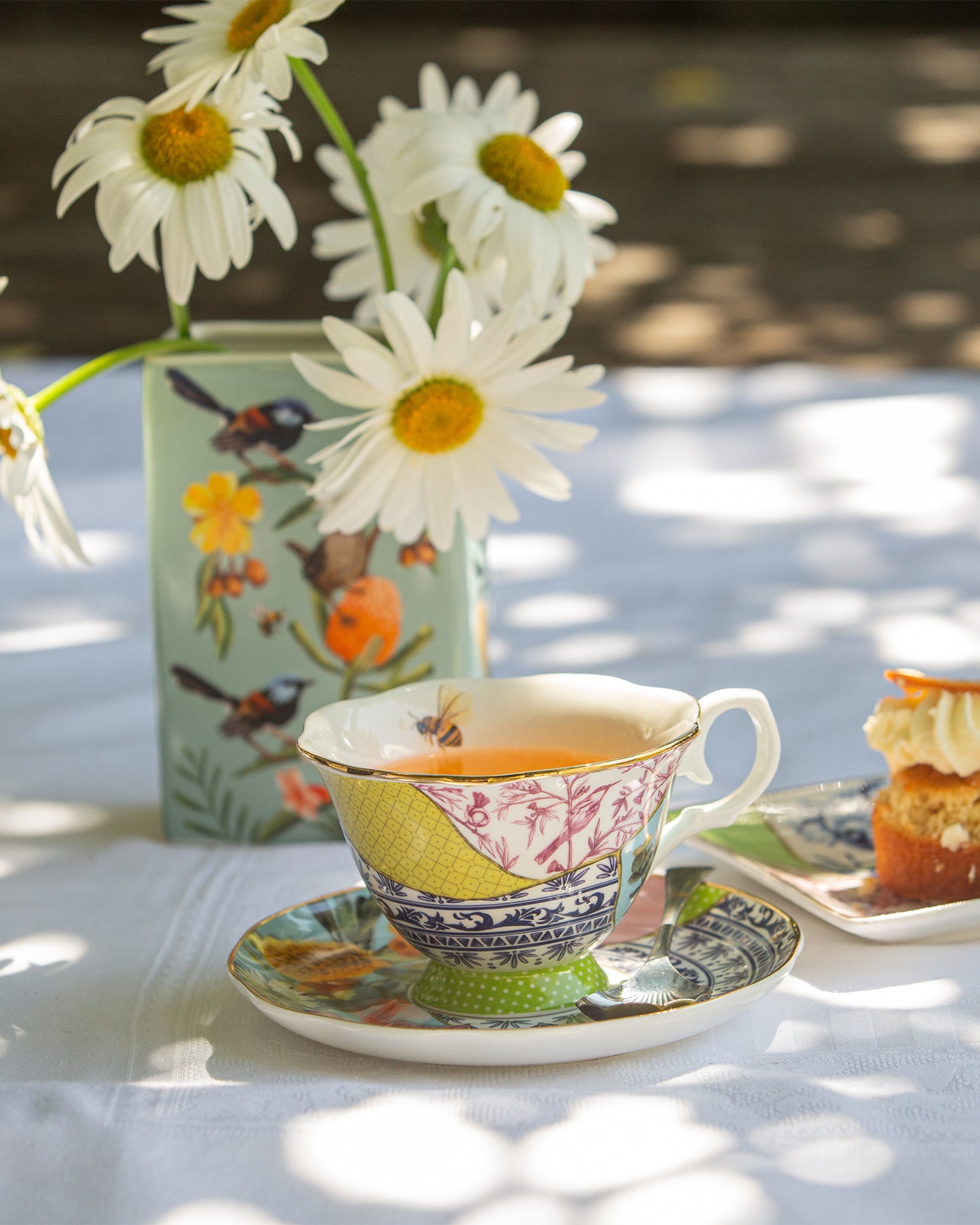 Tea Cup & Saucer Pieces Of Poetry