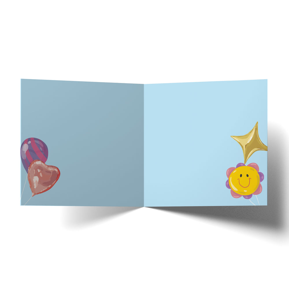 Greeting Card Birthday Balloons