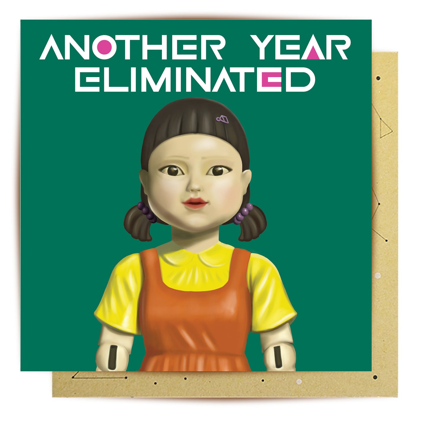 Greeting Card Eliminate Doll