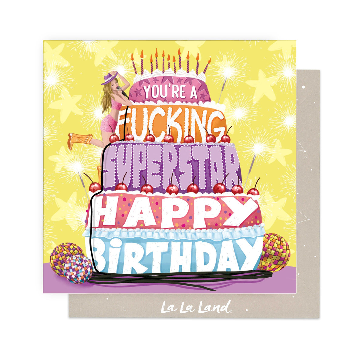 Greeting Card A Fucking Superstar
