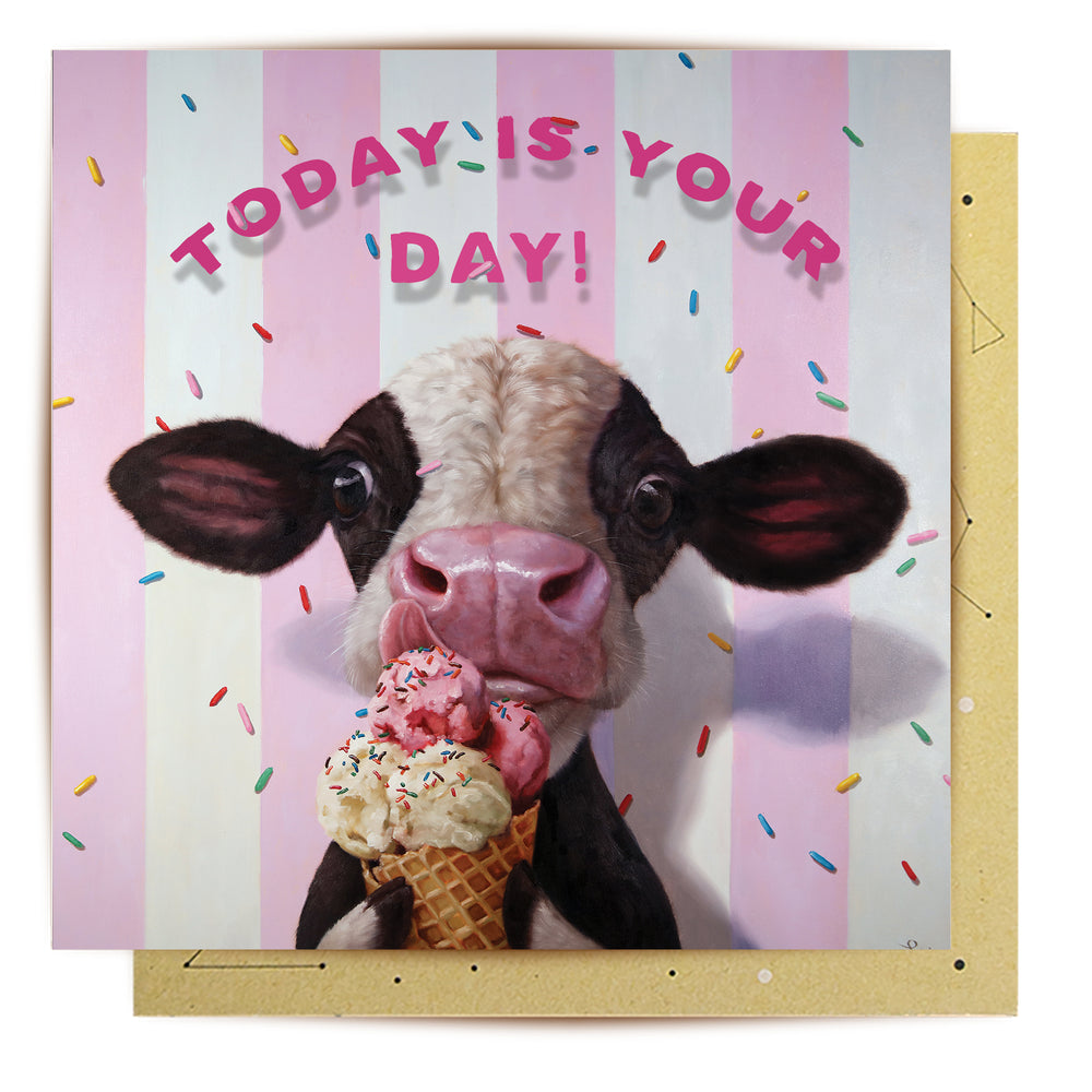 
                      
                        Greeting Card Cow Sprinkles
                      
                    