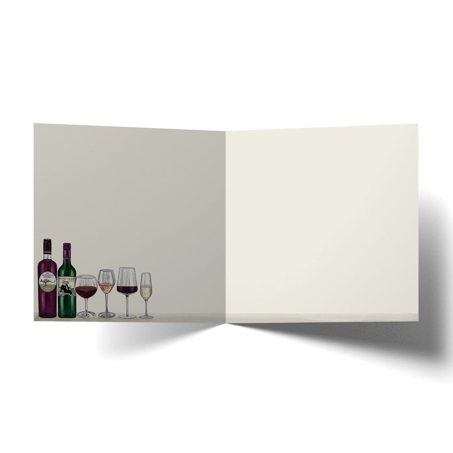 Greeting Card Like Cheese And Fine Wine