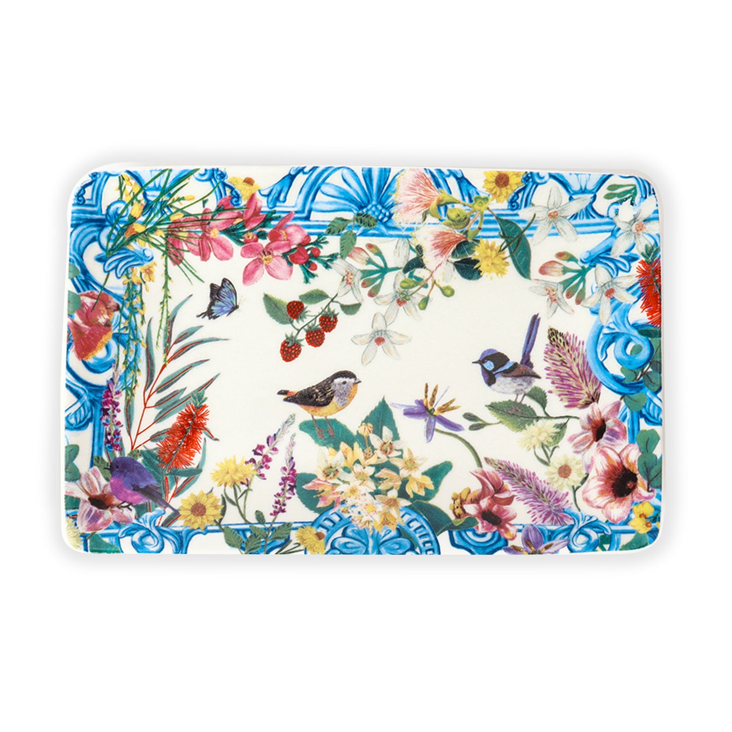 Rectangle Trinket Tray Enchanted Garden