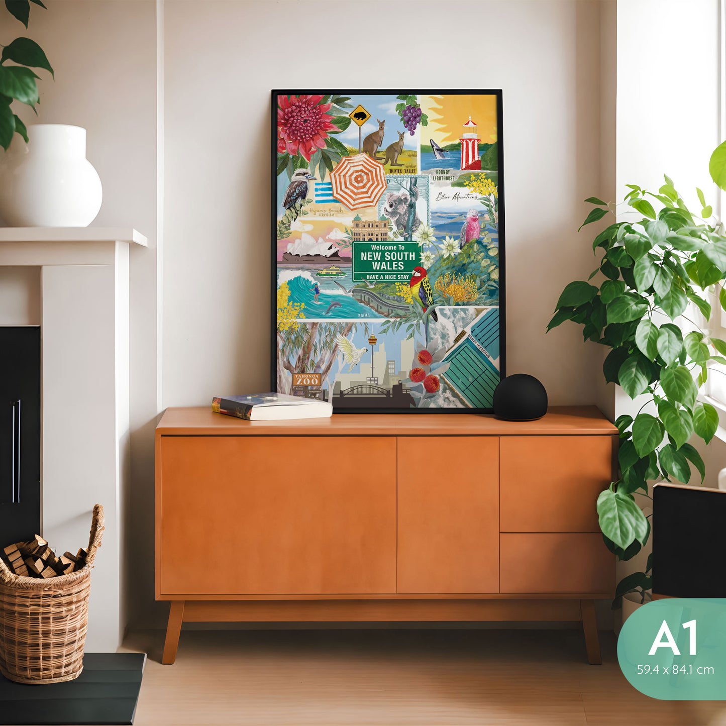 Art Print G'day Australia NSW