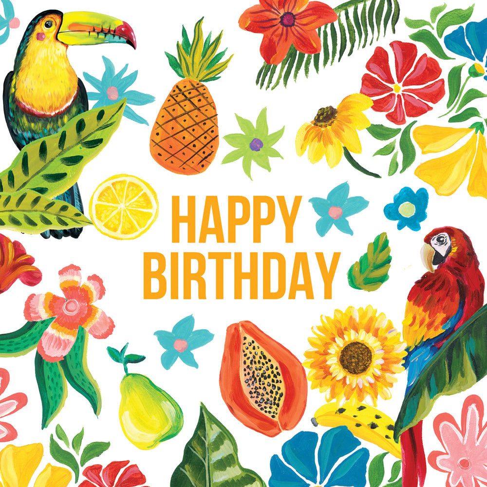 
                      
                        Greeting Card Tropical Birthday
                      
                    