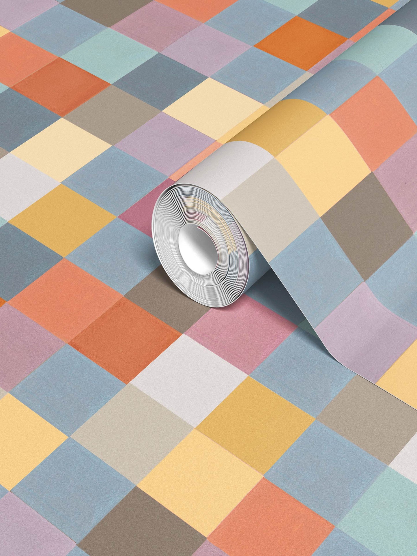 Wallpaper Backcountry Checked Pattern