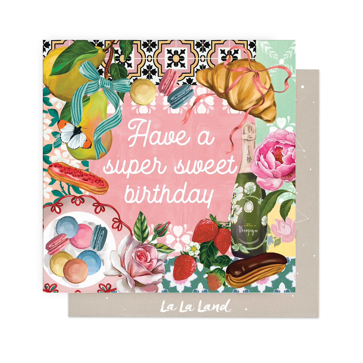 Greeting Card Super Sweet Birthday