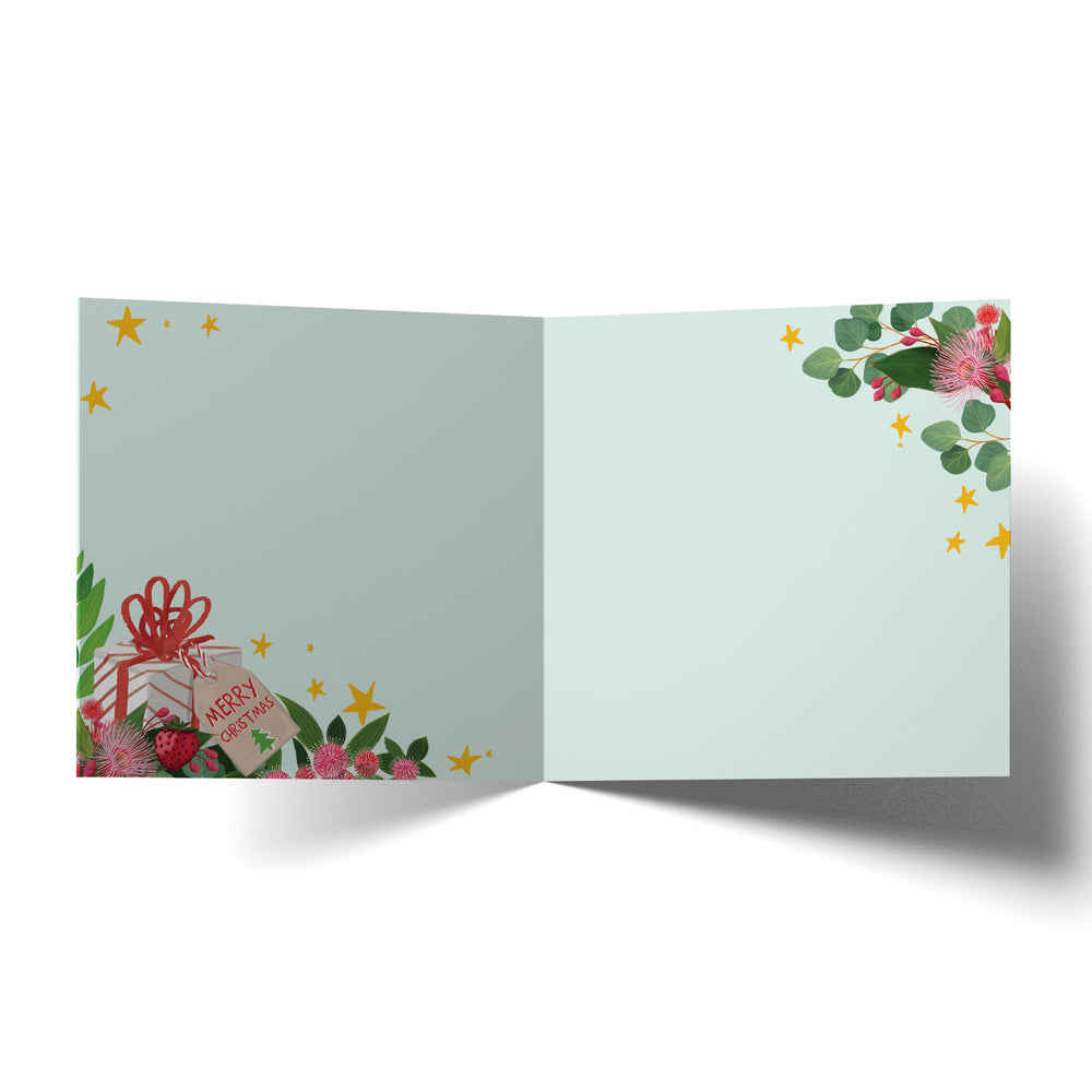 Greeting Card Bush Party Kangaroo