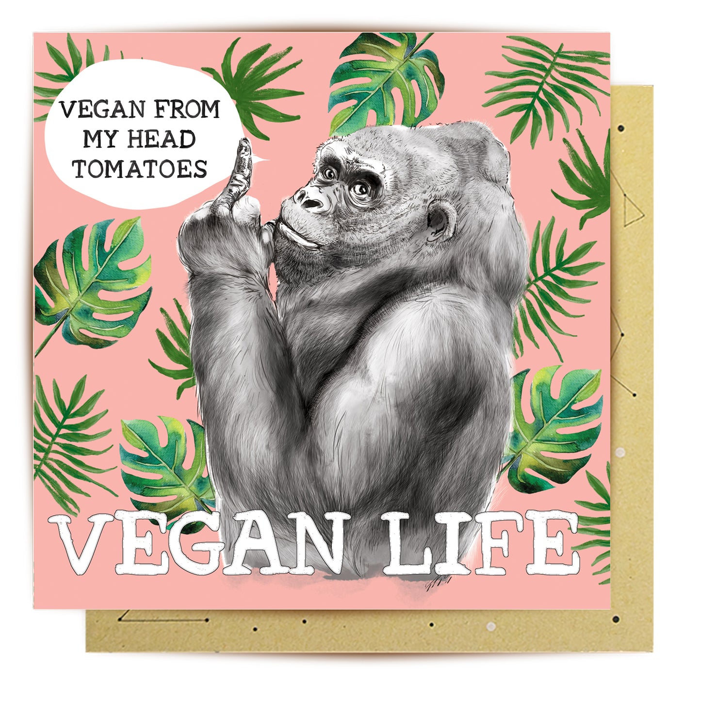 Greeting Card Vegan Life