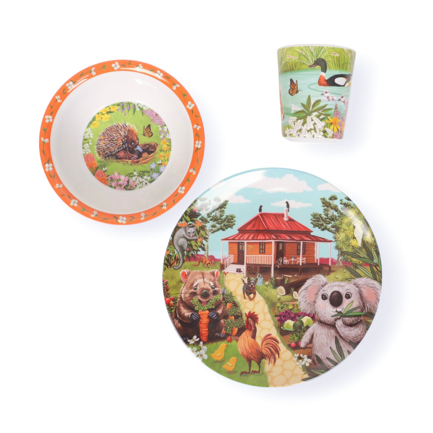 Children's Melamine Set Garden Giggles