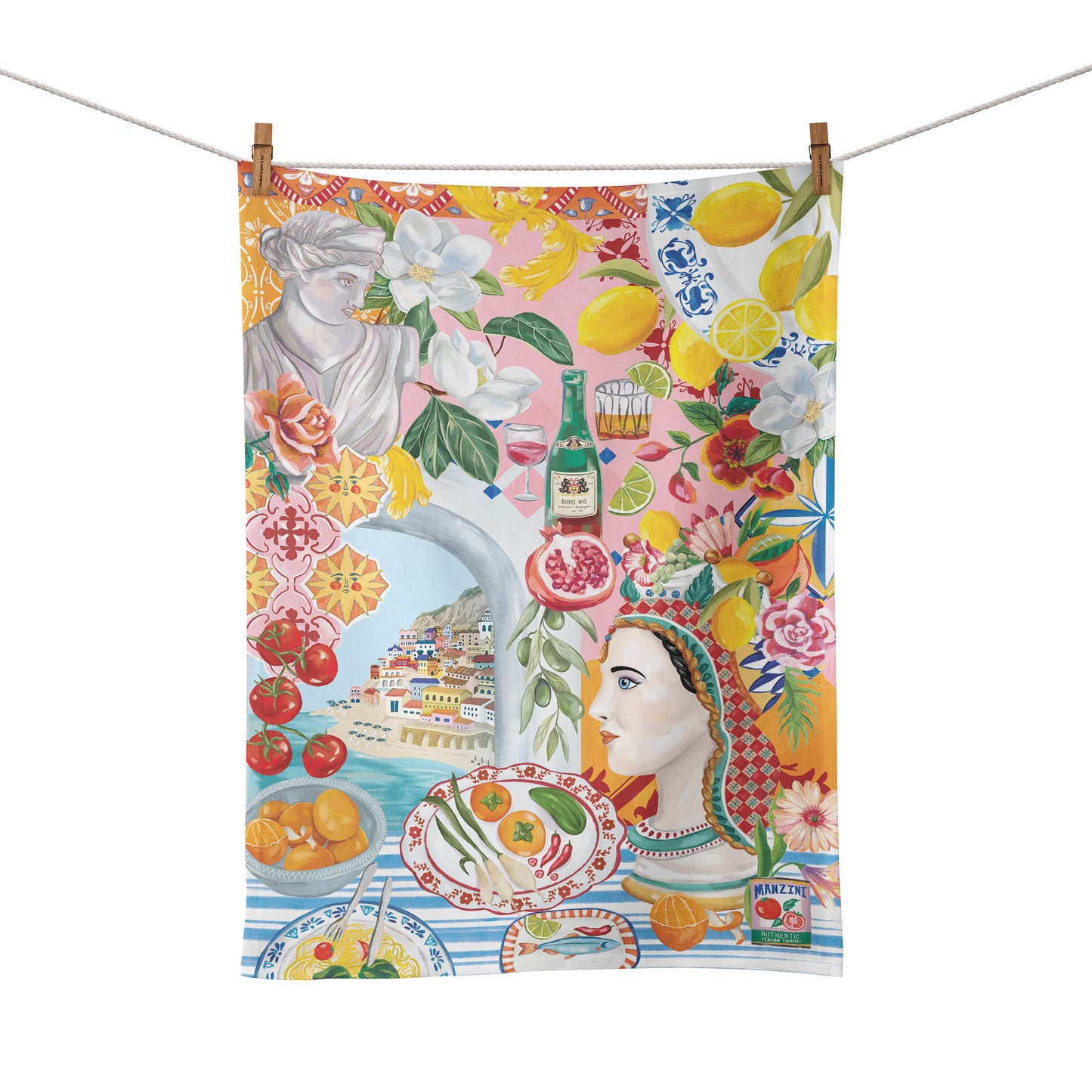 Tea Towel Italian Summer