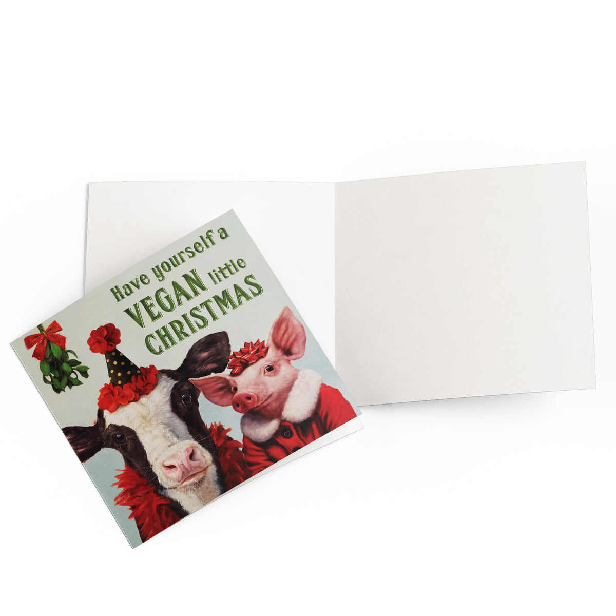 Greeting Card Vegan Little Christmas