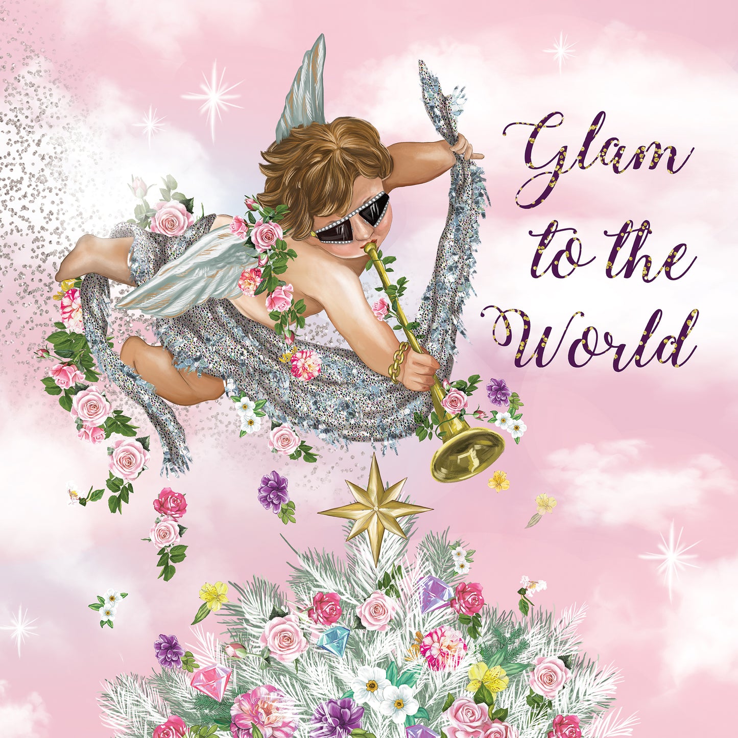 Greeting Card Glam To The World