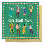 Greeting Card Dancing Hell Yes