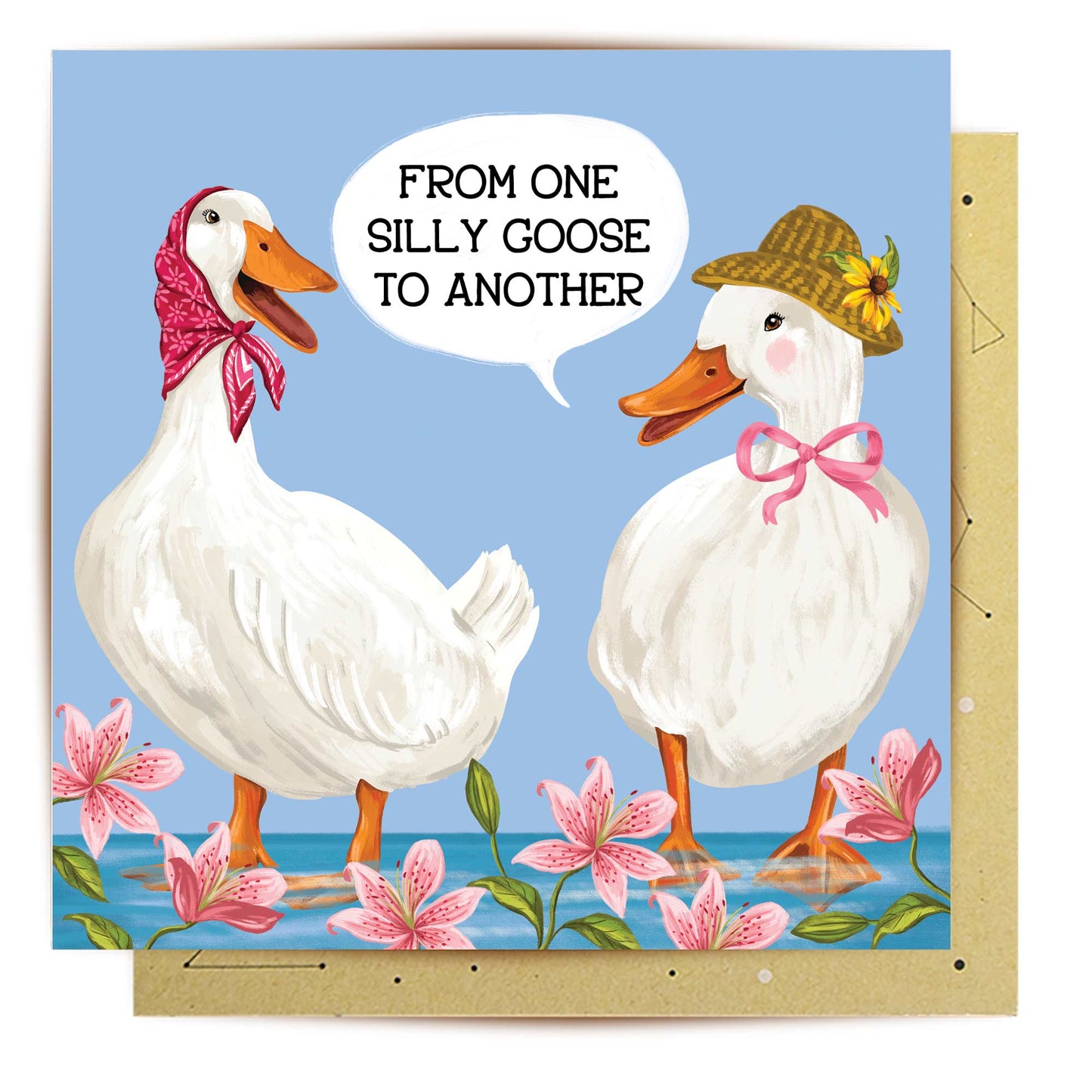 Greeting Card Silly Goose