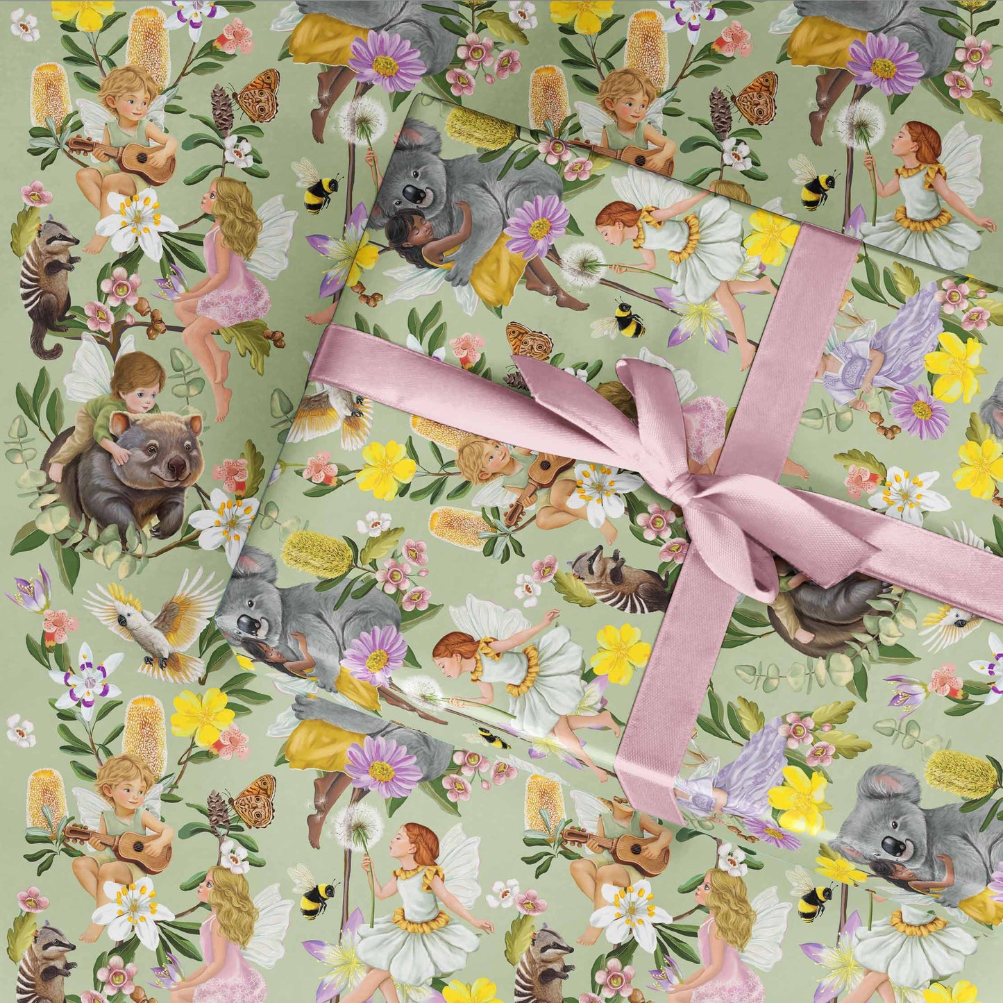 Flat Wrapping Paper The Secret World Of The Bush