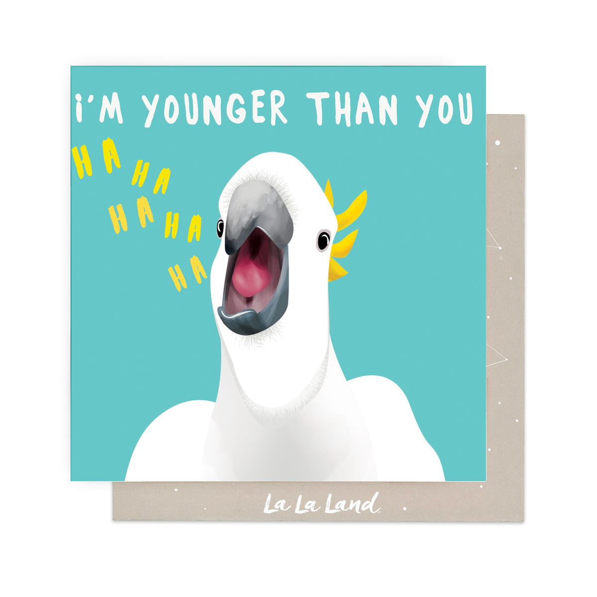 Greeting Card Younger Cockatoo