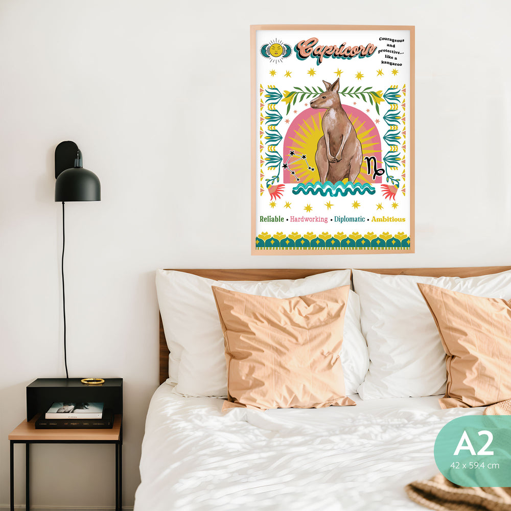 Art Print Aussie Astrology Capricorn