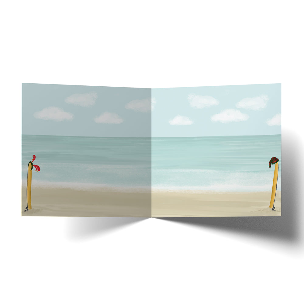 
                      
                        Greeting Card Surf Santa
                      
                    