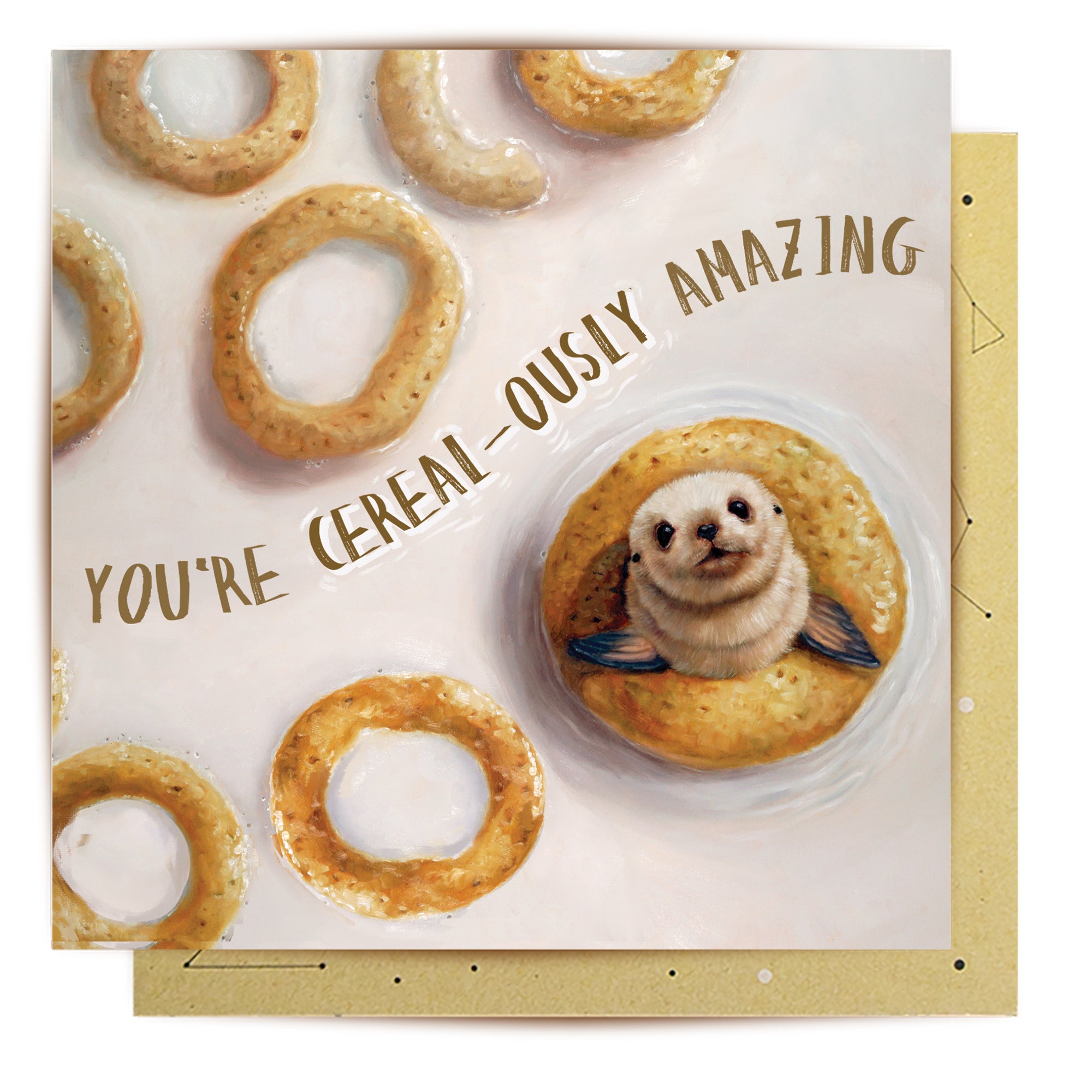 Greeting Card Cereal Floaters
