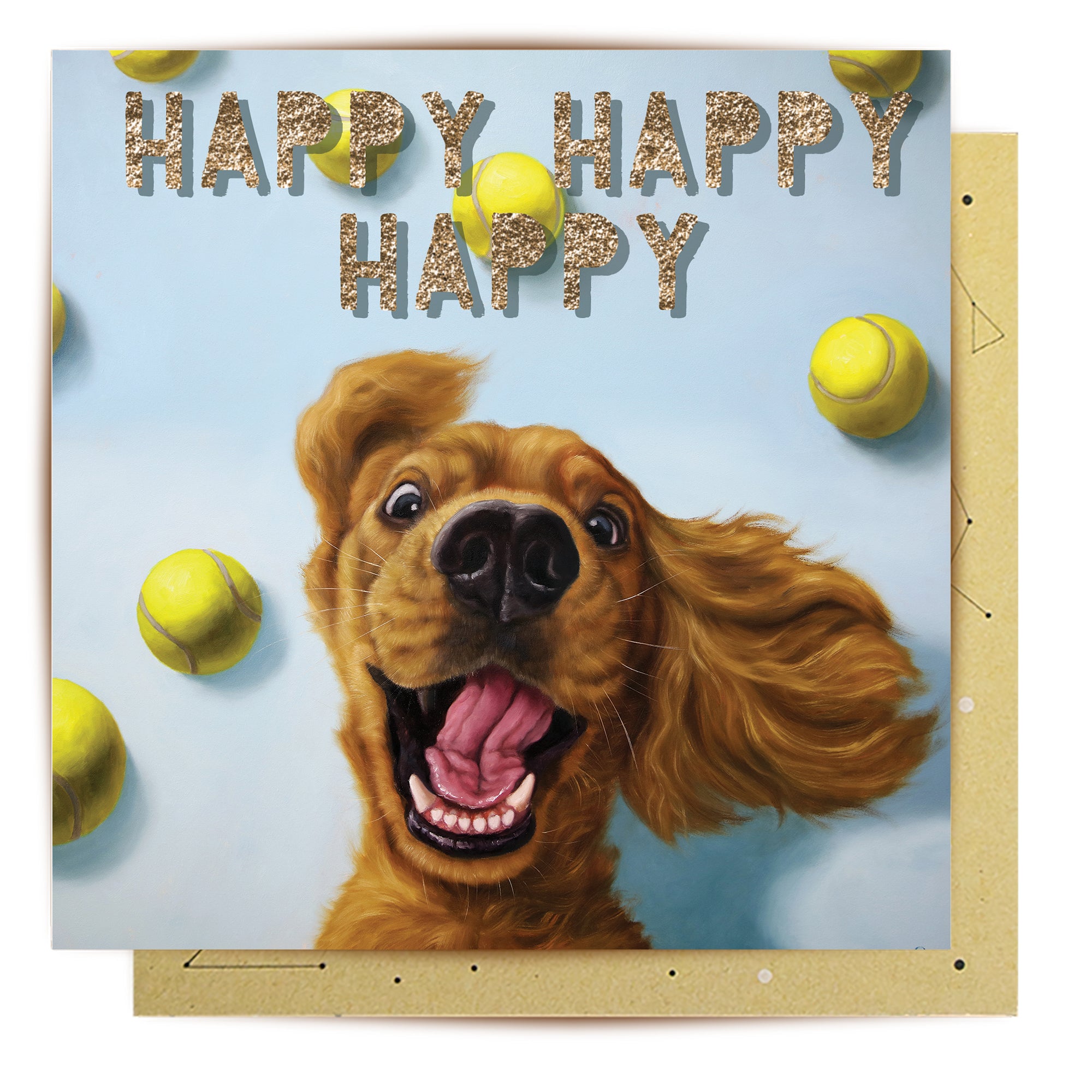 Greeting Card Happy Happy Happy