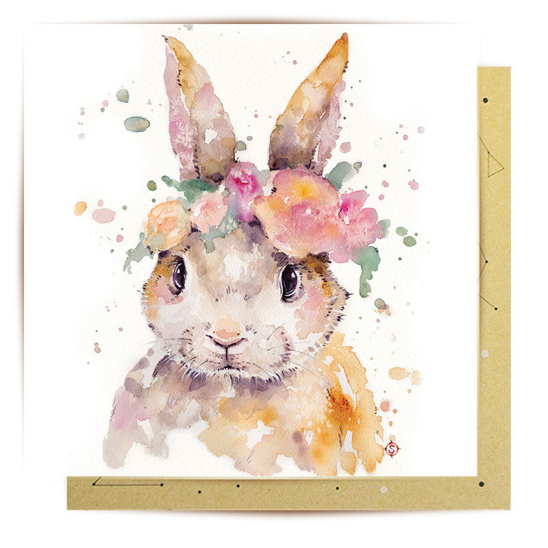 Greeting Card Pretty Bunny