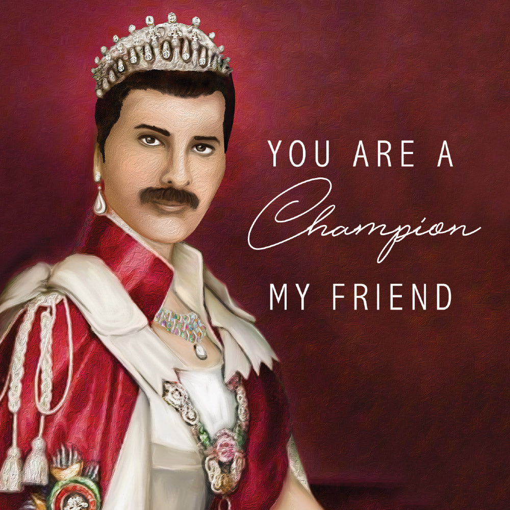 Greeting Card You Are The Champion