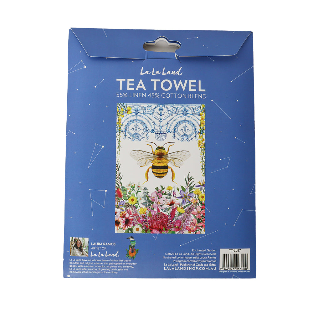 Tea Towel Enchanted Garden