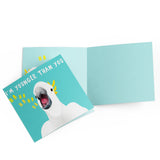 Greeting Card Younger Cockatoo
