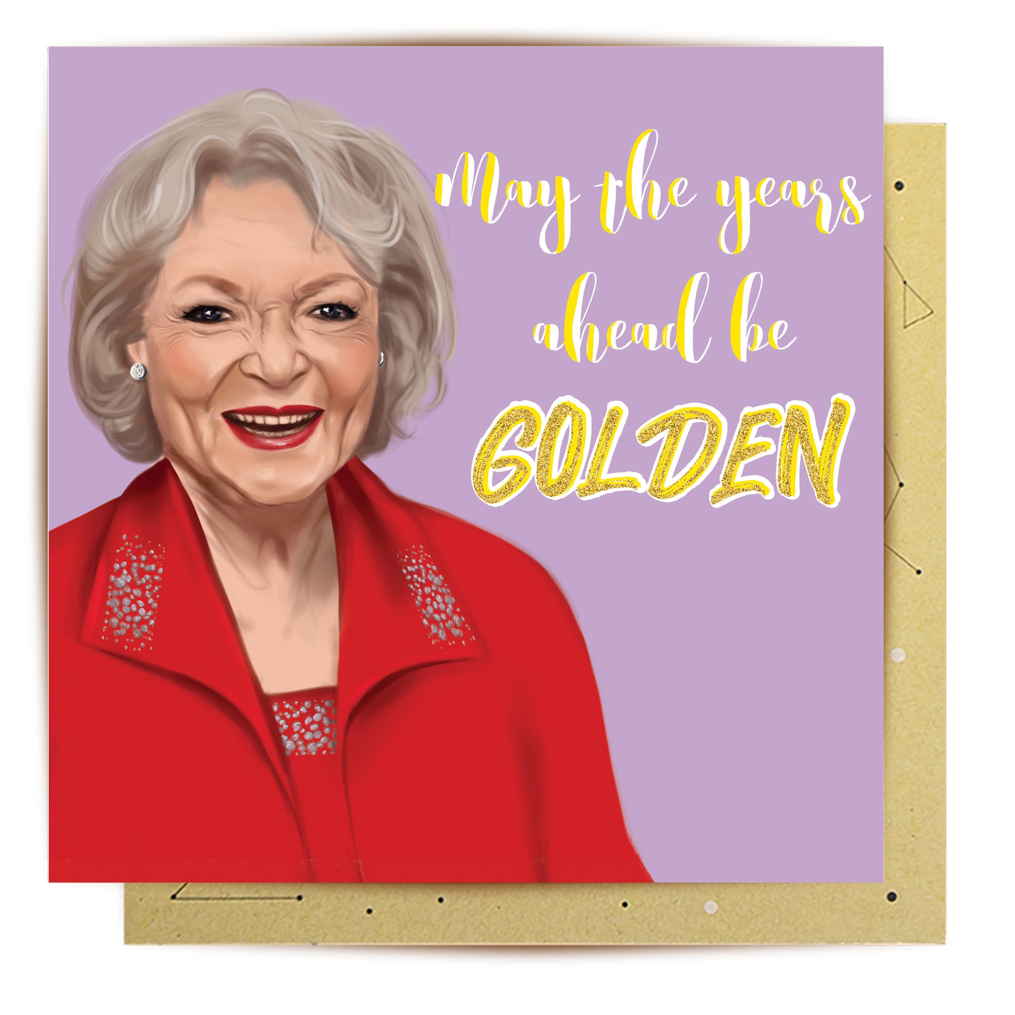 Greeting Card Golden Girl