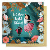 Greeting Card Let Your Light Shine