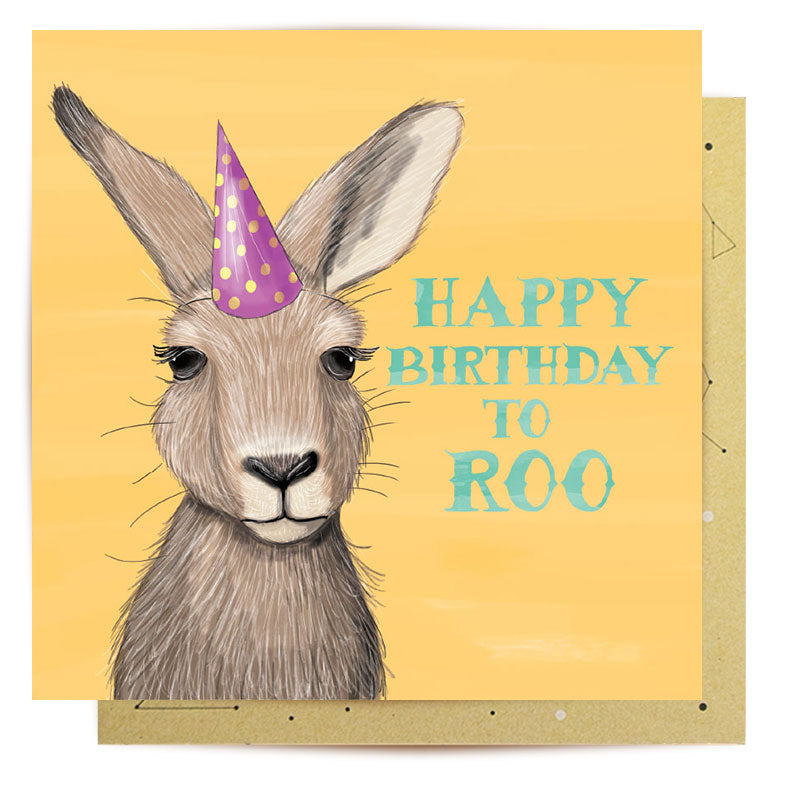 Greeting Card Happy Birthday To Roo