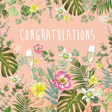 Greeting Card Floral Congratulations