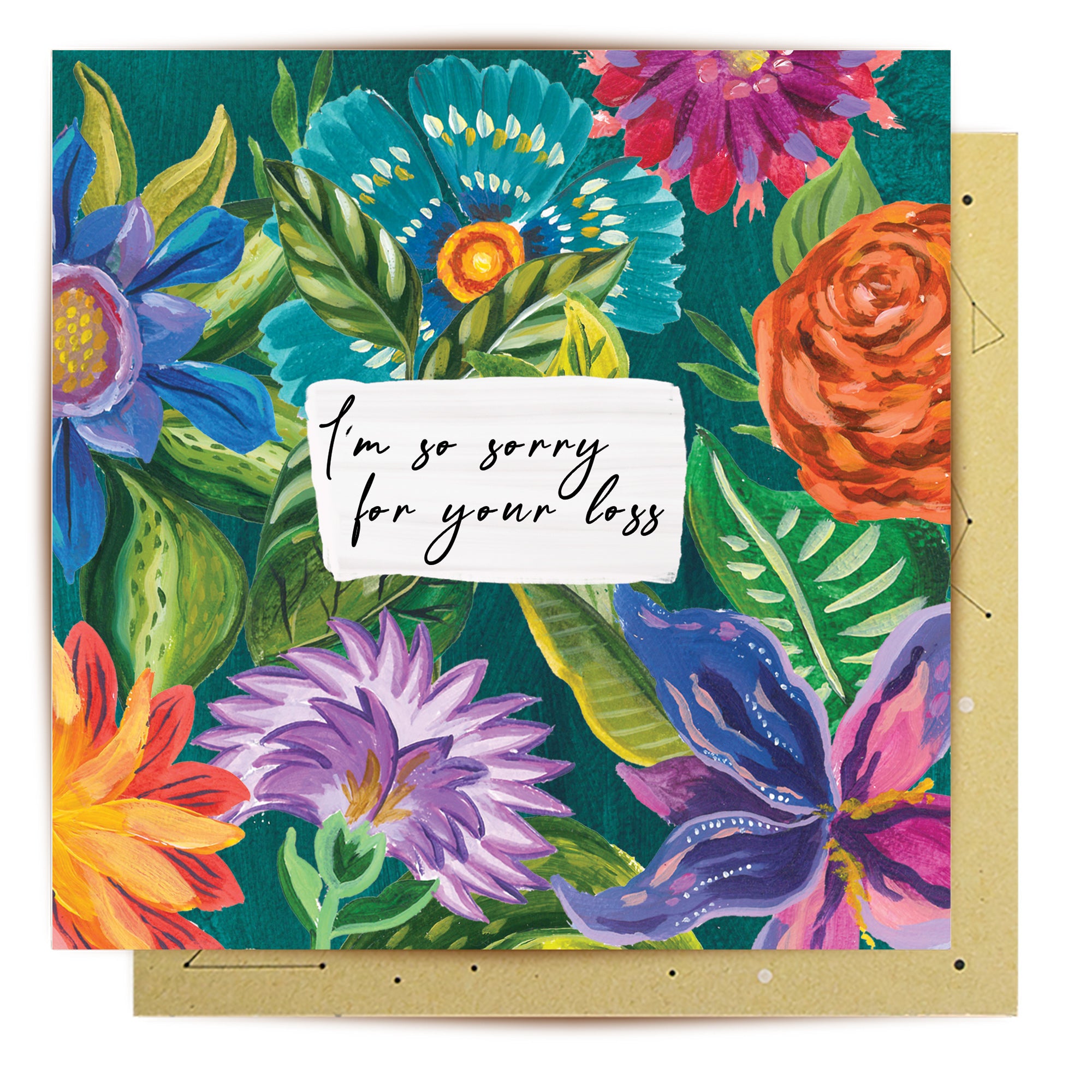 Greeting Card I Am So Sorry For Your Loss