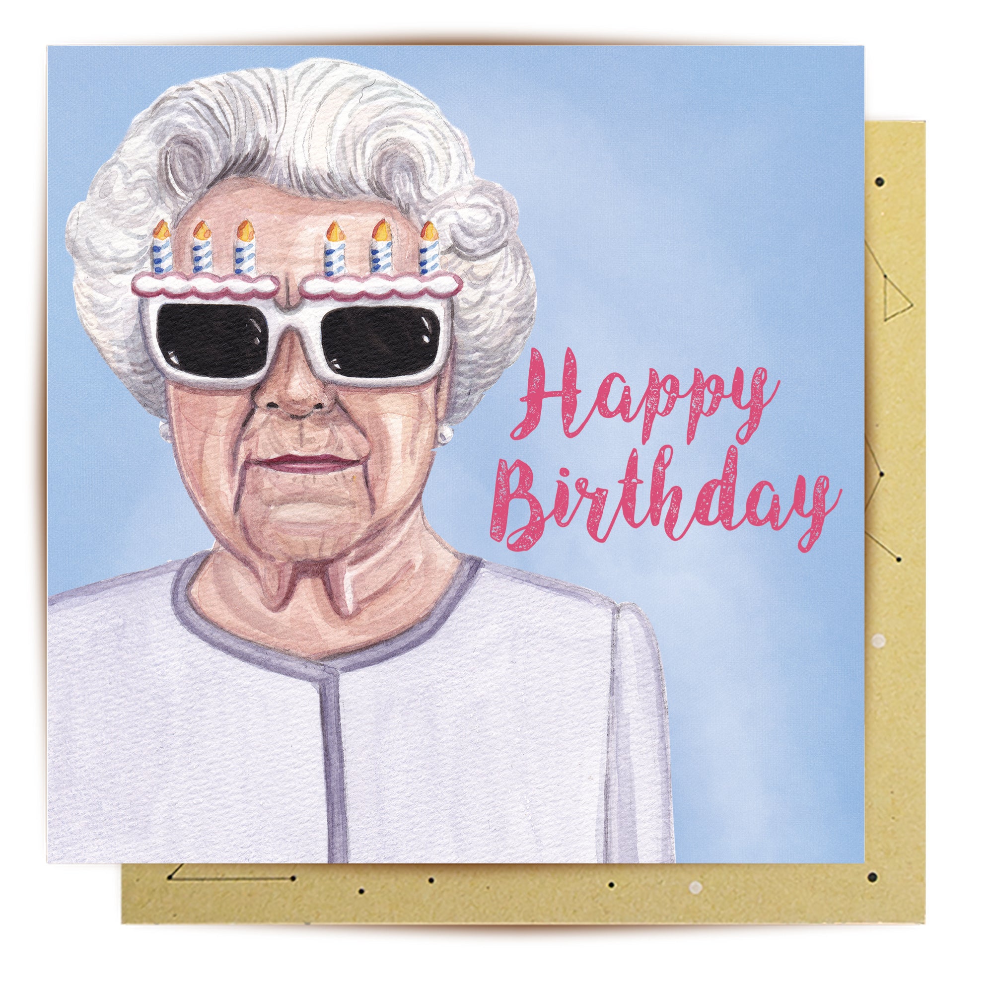 Greeting Card Birthday Queen