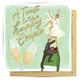 Greeting Card Champagne Happy Couple