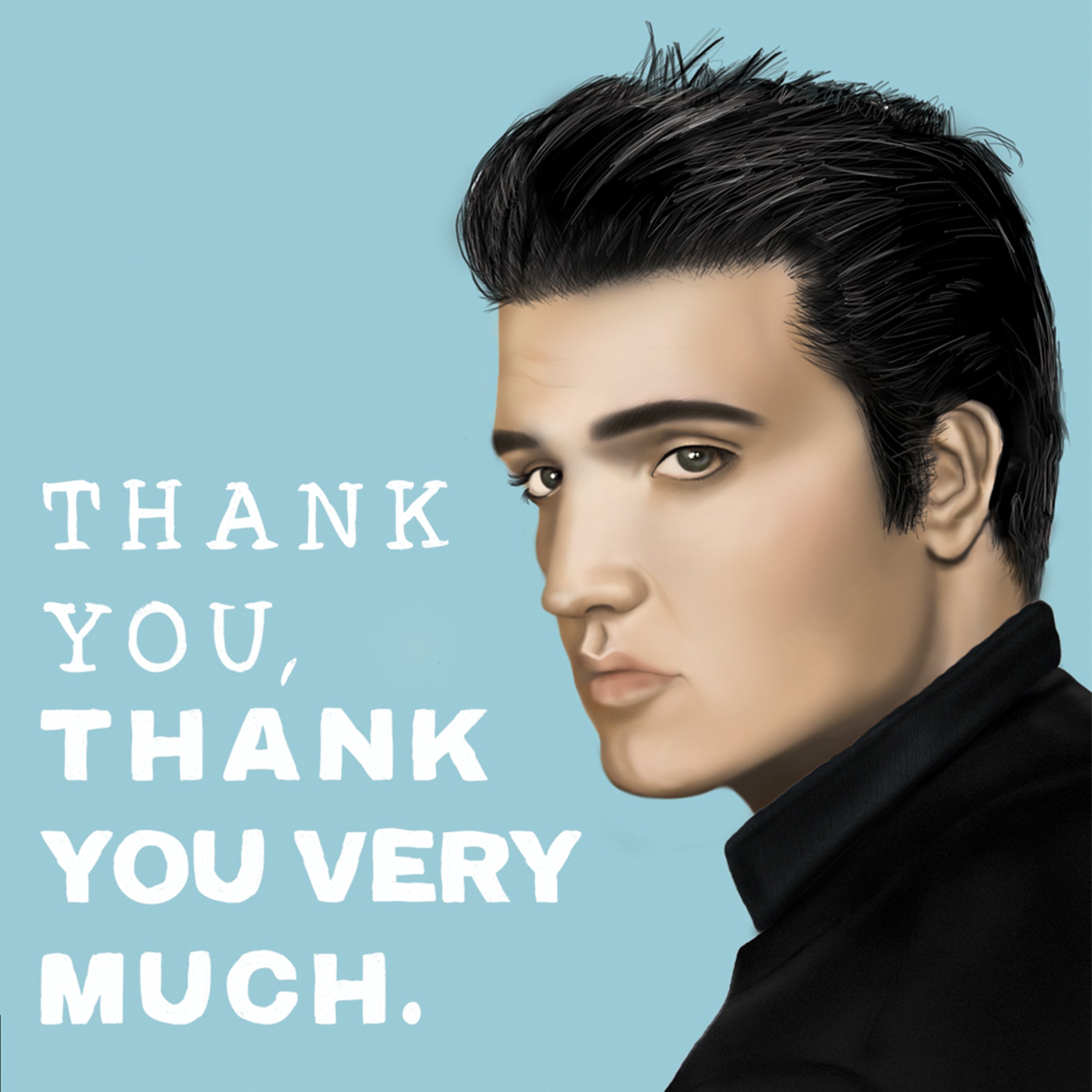 Mini Card Thank You Elvis