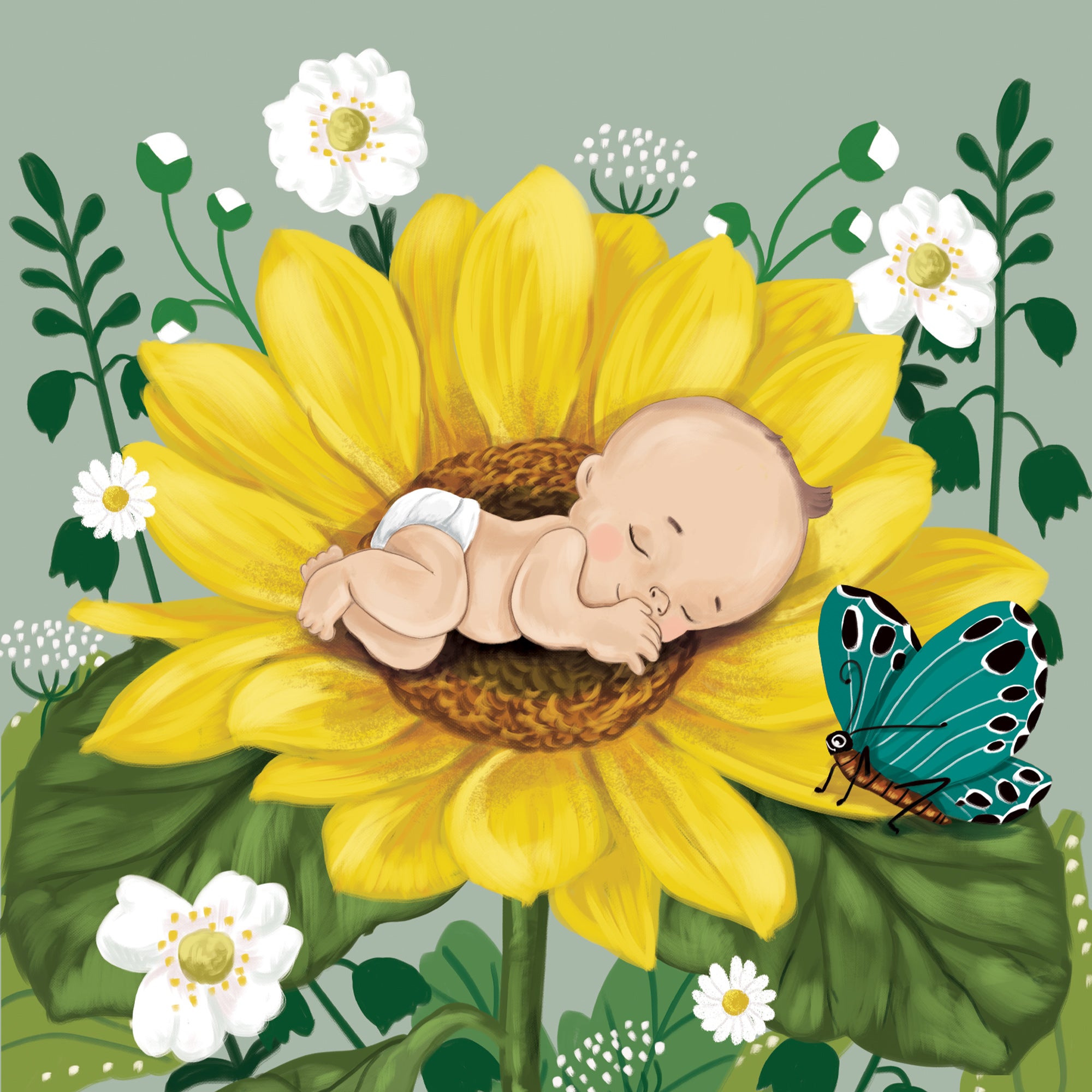 Mini Card Baby Flower