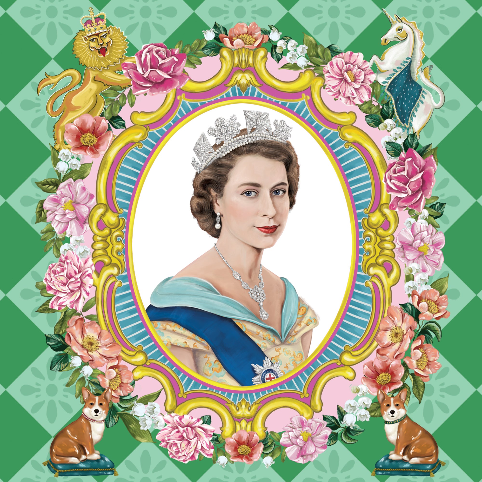 Greeting Card Her Majesty The Queen
