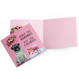 Greeting Card  Calorie Counter Pug
